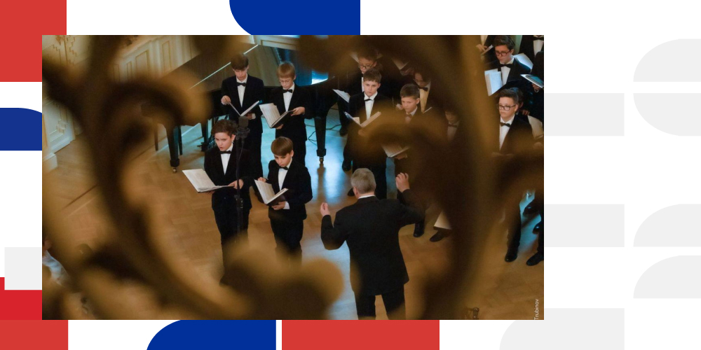 Performance by the Boys Choir of the Glinka Choir School as part of the SPIEF 2023 cultural program